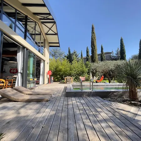 וילה Tourmagne Piscine נים